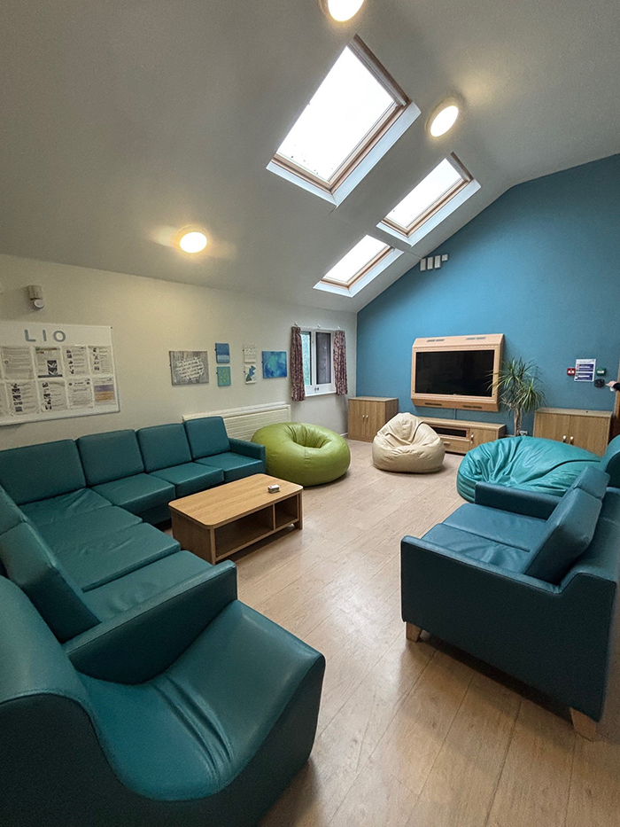 community space upstairs
